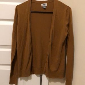 Old Navy Size Medium Tan Cardigan